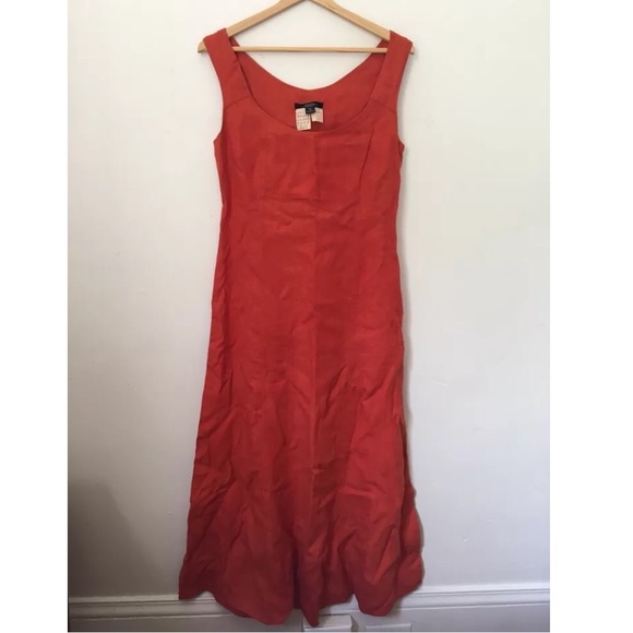 max mara orange dress
